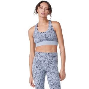Monrow Mini Cheetah Goodgrey Sports Bra Womens Size XS